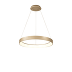 M8574 Niseko II Ring LED Pendant 50cm Remote Control Gold