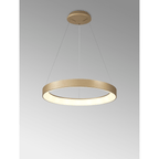M8574 Niseko II Ring LED Pendant 50cm Remote Control Gold