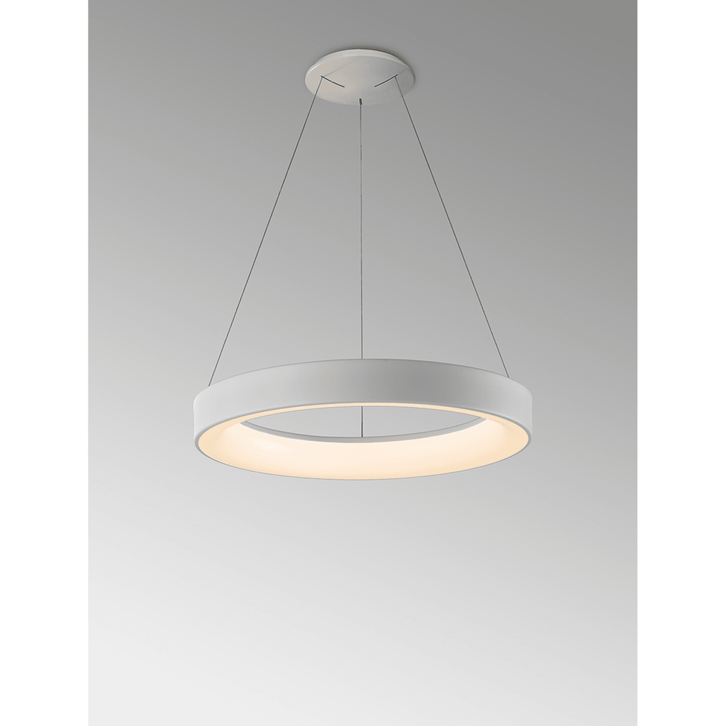 M8570 Niseko II Ring LED Pendant 50cm Remote Control White
