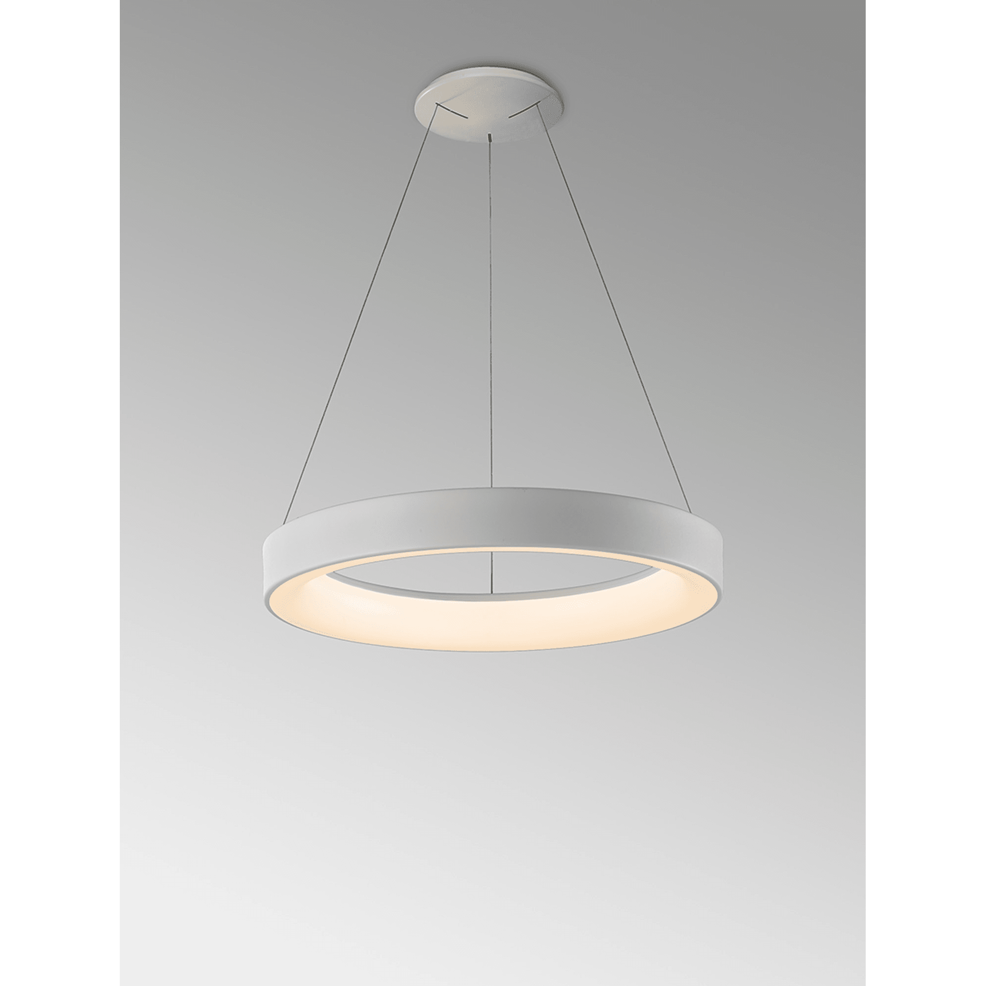 M8570 Niseko II Ring LED Pendant 50cm Remote Control White