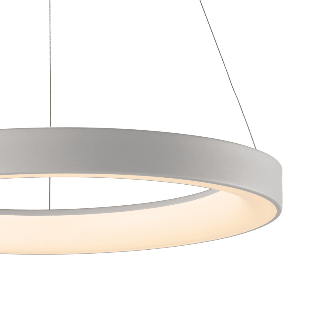 M8570 Niseko II Ring LED Pendant 50cm Remote Control White