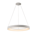 M8569 Niseko II Ring LED Pendant 65cm Remote Control White