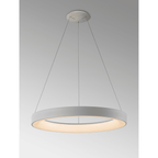 M8569 Niseko II Ring LED Pendant 65cm Remote Control White