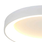 M8579 Niseko II Ring LED Flush Ceiling Light 38cm Remote Control White