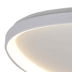 M8629 Niseko II Triangular LED Flush Ceiling Light 42cm Remote Control White