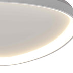 M8629 Niseko II Triangular LED Flush Ceiling Light 42cm Remote Control White