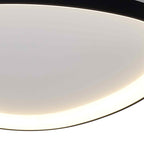 M8630 Niseko II Triangular LED Flush Ceiling Light 42cm Remote Control Black