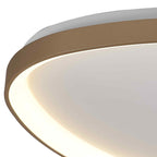 M8631 Niseko II Triangular LED Flush Ceiling Light 42cm Remote Control Gold