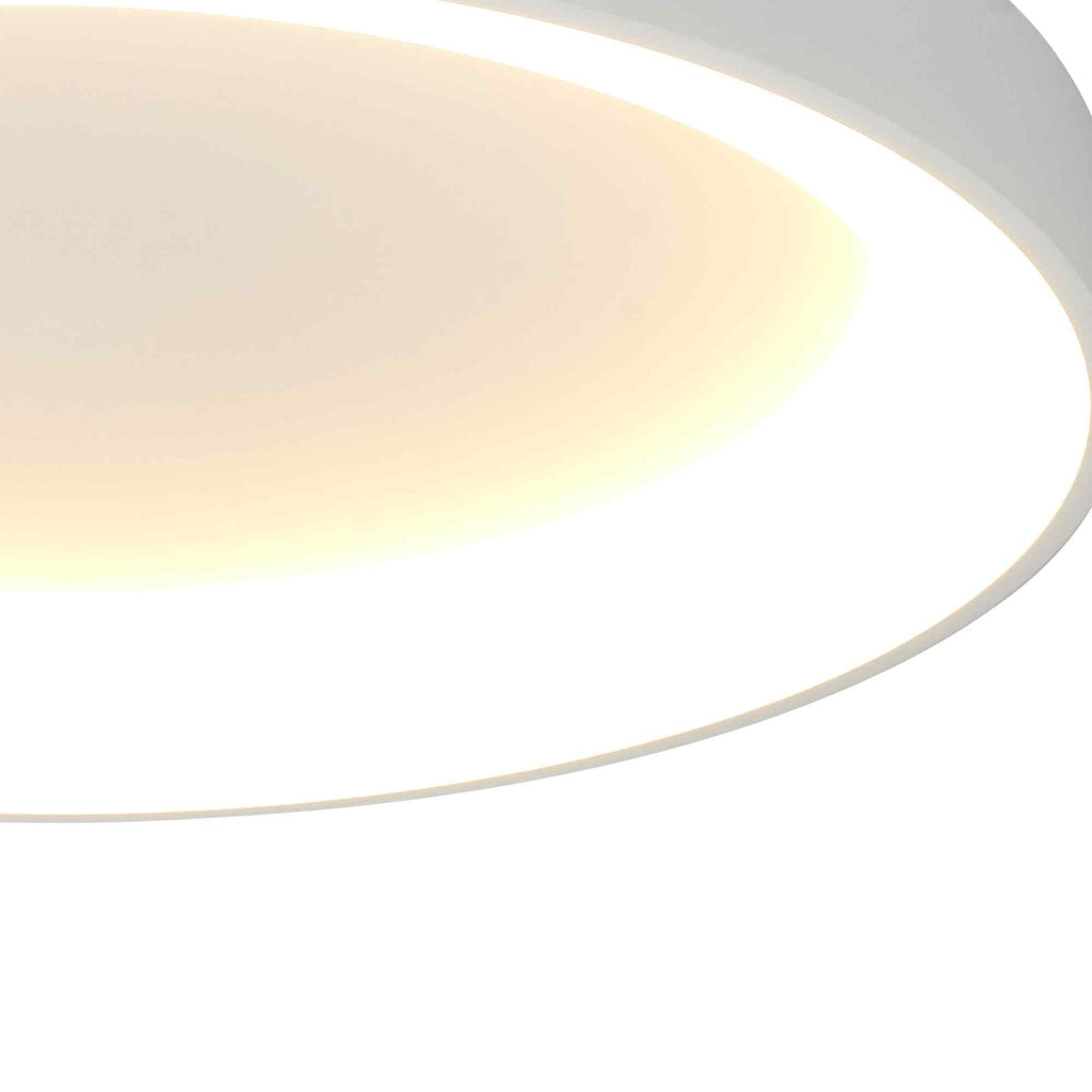 M8578 Niseko II Ring LED Flush Ceiling Light 50cm Remote Control White