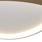 M8635 Niseko II Triangular LED Flush Ceiling Light 61cm Remote Control Gold