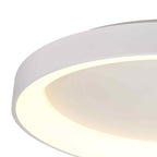 M8638 Niseko II Ring LED Flush Ceiling Light 78cm Remote Control White