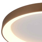 M8641 Niseko II Ring LED Flush Ceiling Light 90cm Remote Control Gold