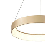 M8627 Niseko II Ring LED Pendant 38cm Remote Control Gold