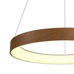 M8576 Niseko II Ring LED Pendant 50cm Remote Control Wood