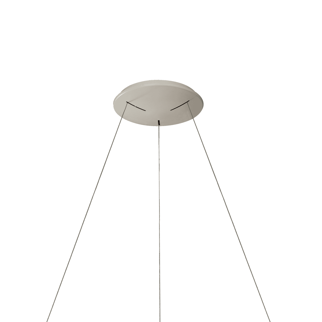 M8645 Niseko II Ring LED Pendant 90cm Remote Control White