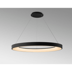 M8646 Niseko II Ring LED Pendant 90cm Remote Control Black
