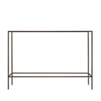 109487 Antique Bronze Plate Console Table