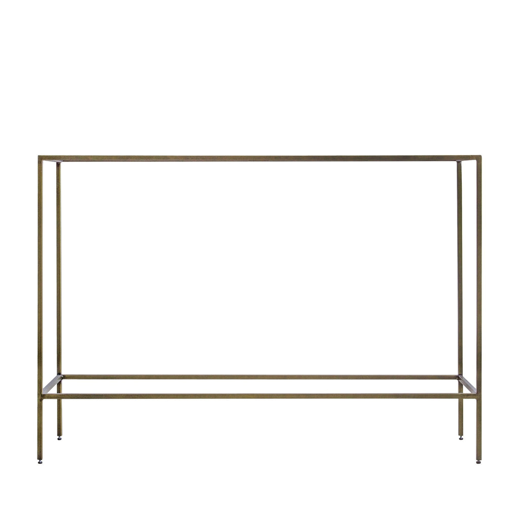 109488 Champagne Gold Console Table
