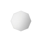 109528 Satin Silver Octagon Mirror