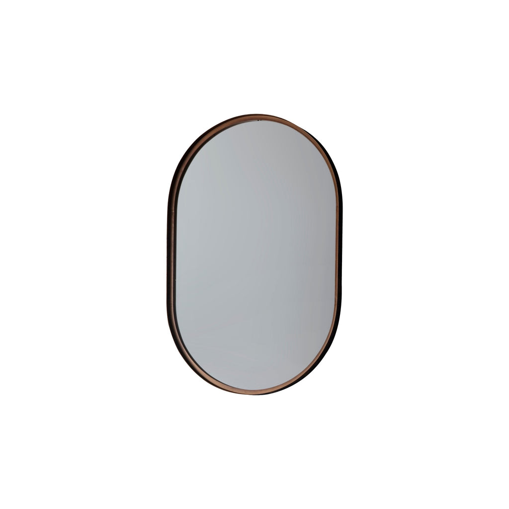 109615 Aged Bronze Ellipse Mirror