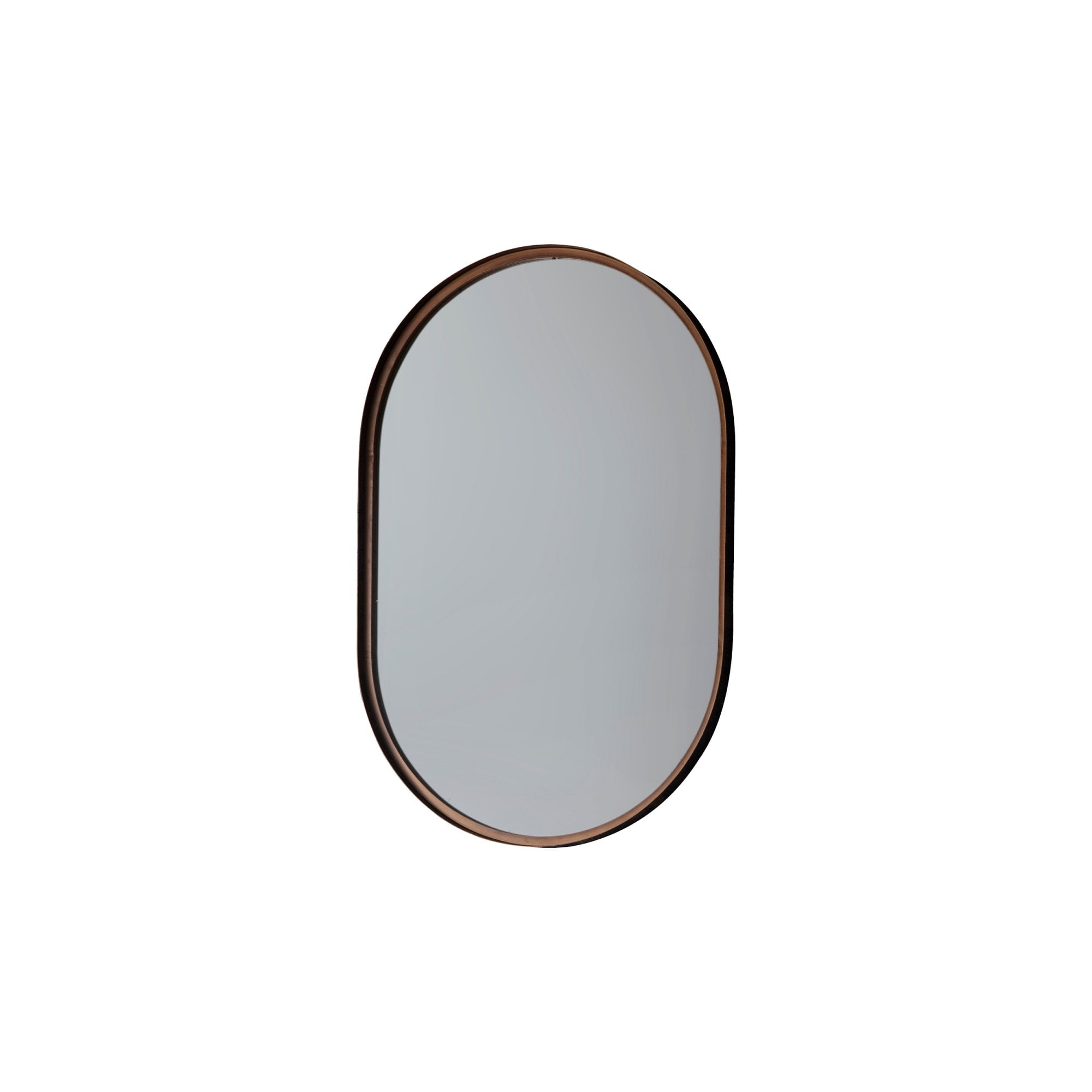 109615 Aged Bronze Ellipse Mirror