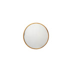 109644 Antique Gold Medium Round Mirror