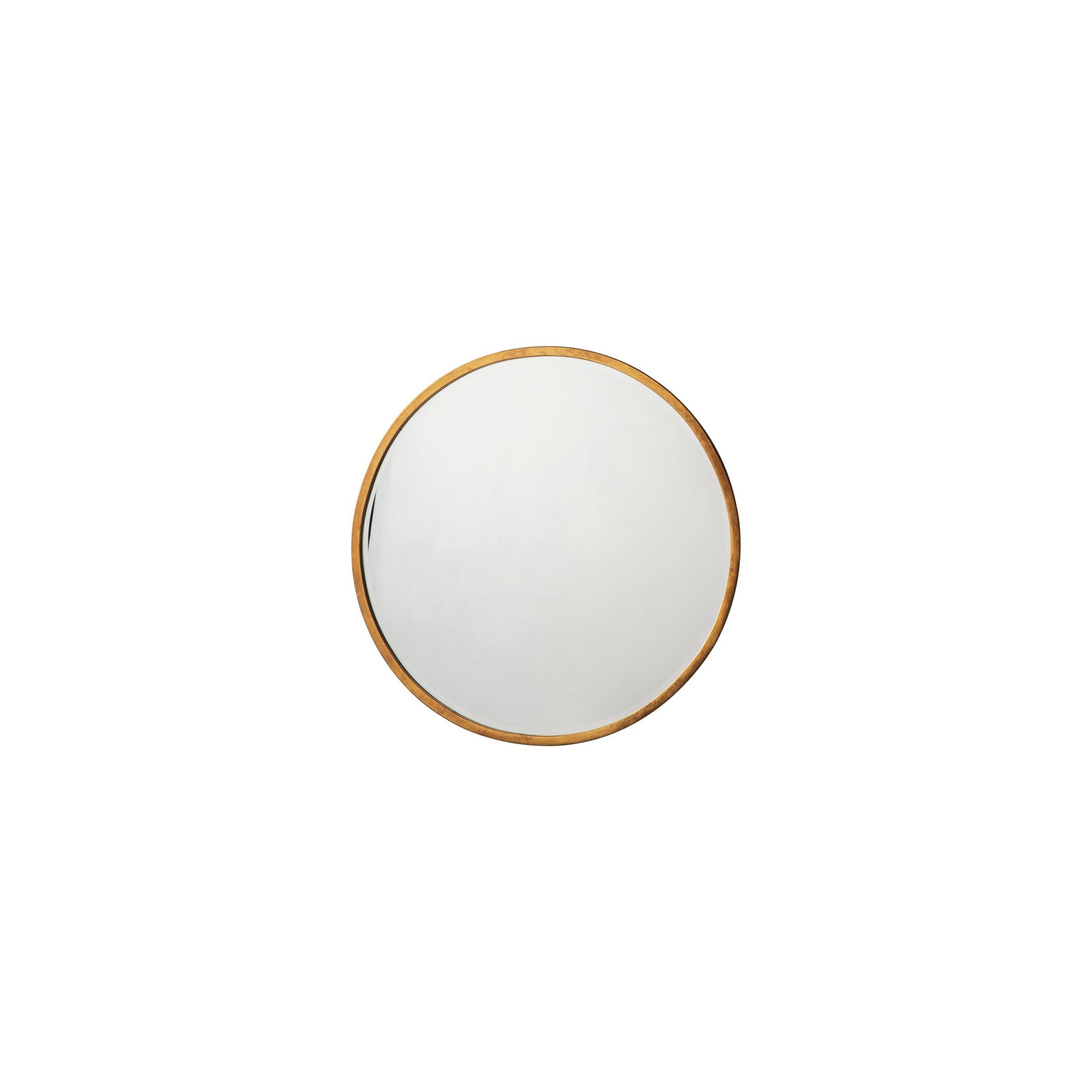 109644 Antique Gold Medium Round Mirror