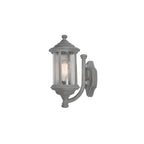 Dar BRO1661 Brompton Outdoor Wall Lantern Matt Grey