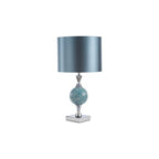 Dar ELS4223 Elsa Table Lamp Blue Mosaic With Shade