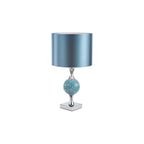 Dar ELS4223 Elsa Table Lamp Blue Mosaic With Shade
