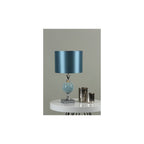 Dar ELS4223 Elsa Table Lamp Blue Mosaic With Shade