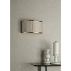 FEN0935 Fenella 2 Light Wall Light Gold Leaf and Seagrass