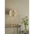 FEN4235 Fenella Table Lamp Gold Leaf