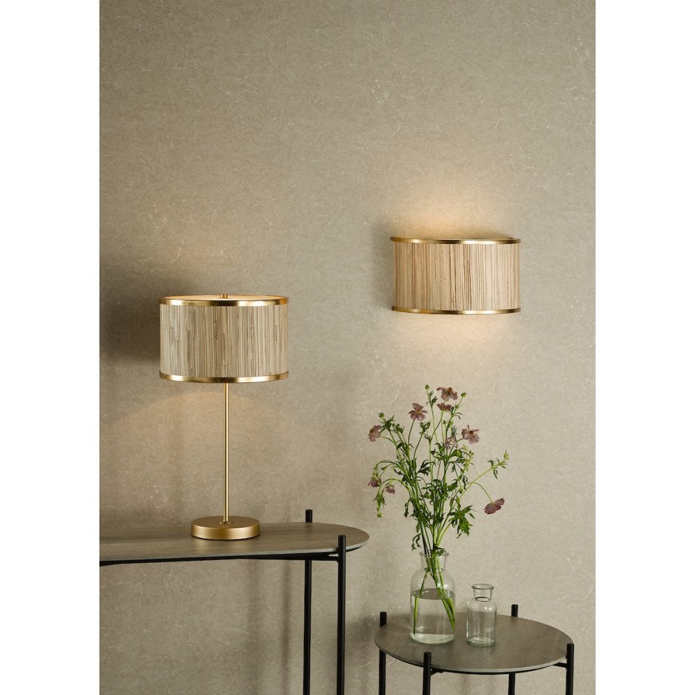 FEN4235 Fenella Table Lamp Gold Leaf