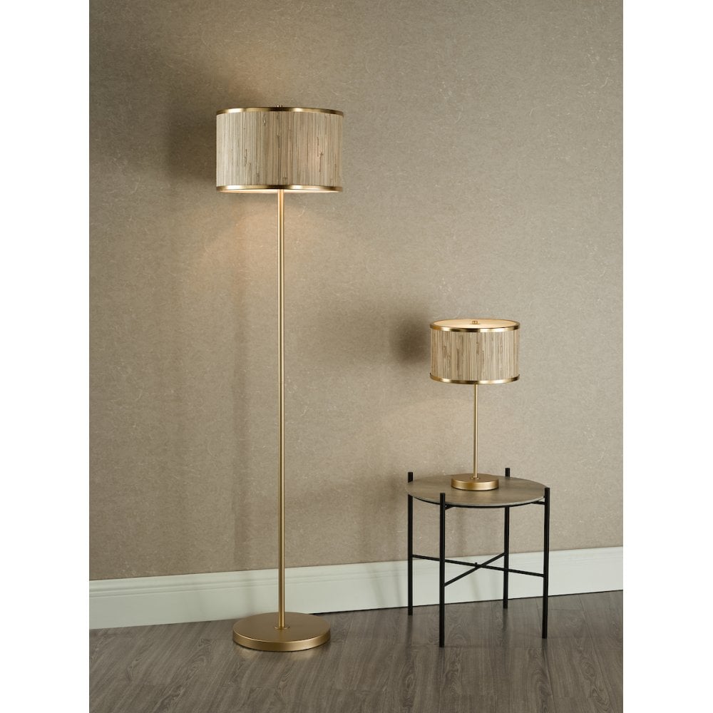FEN4235 Fenella Table Lamp Gold Leaf