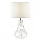 KRI4208 Kristina Table Lamp Textured Glass With Shade