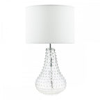 KRI4208 Kristina Table Lamp Textured Glass With Shade