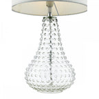 KRI4208 Kristina Table Lamp Textured Glass With Shade