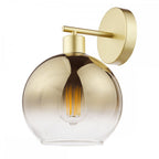 LYC0735 Lycia Wall Light Satin Gold and Gold Ombre Glass (S)