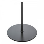 LYC4922 Lycia 3 Light Floor Lamp Matt Black and Smoked Ombre Glass