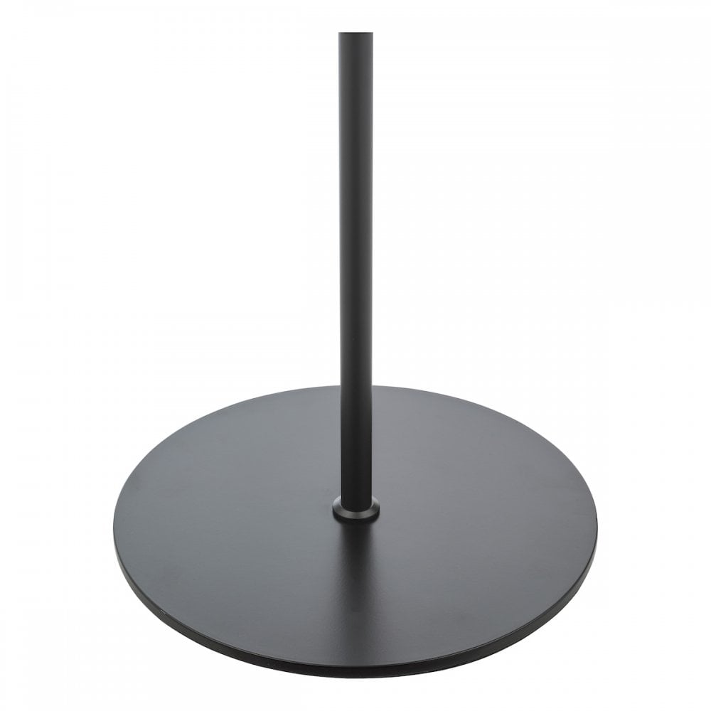 LYC4922 Lycia 3 Light Floor Lamp Matt Black and Smoked Ombre Glass