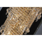 IL32116 Alexandra Pendant 4 Layer Spiral 25 Light E14 Gold/Crystal