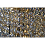 IL32116 Alexandra Pendant 4 Layer Spiral 25 Light E14 Gold/Crystal