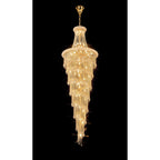 IL32118 Alexandra Pendant 7 Layer Spiral 63 Light E14 Gold/Crystal