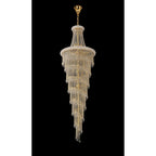 IL32118 Alexandra Pendant 7 Layer Spiral 63 Light E14 Gold/Crystal