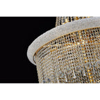 IL32118 Alexandra Pendant 7 Layer Spiral 63 Light E14 Gold/Crystal