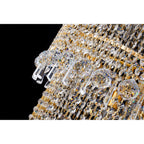 IL32118 Alexandra Pendant 7 Layer Spiral 63 Light E14 Gold/Crystal