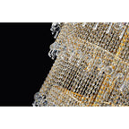 IL32118 Alexandra Pendant 7 Layer Spiral 63 Light E14 Gold/Crystal
