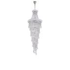 IL31456 Alexandra Pendant 4 Layer Spiral 25 Light E14 Polished Chrome/Crystal