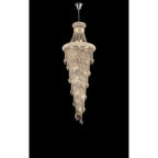 IL31456 Alexandra Pendant 4 Layer Spiral 25 Light E14 Polished Chrome/Crystal